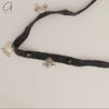 YANYAN KNITS Cotton necklace with stone and charm YYK-YYW24-1832A-PINSE-F Colorblock YYK-YYW24-1851